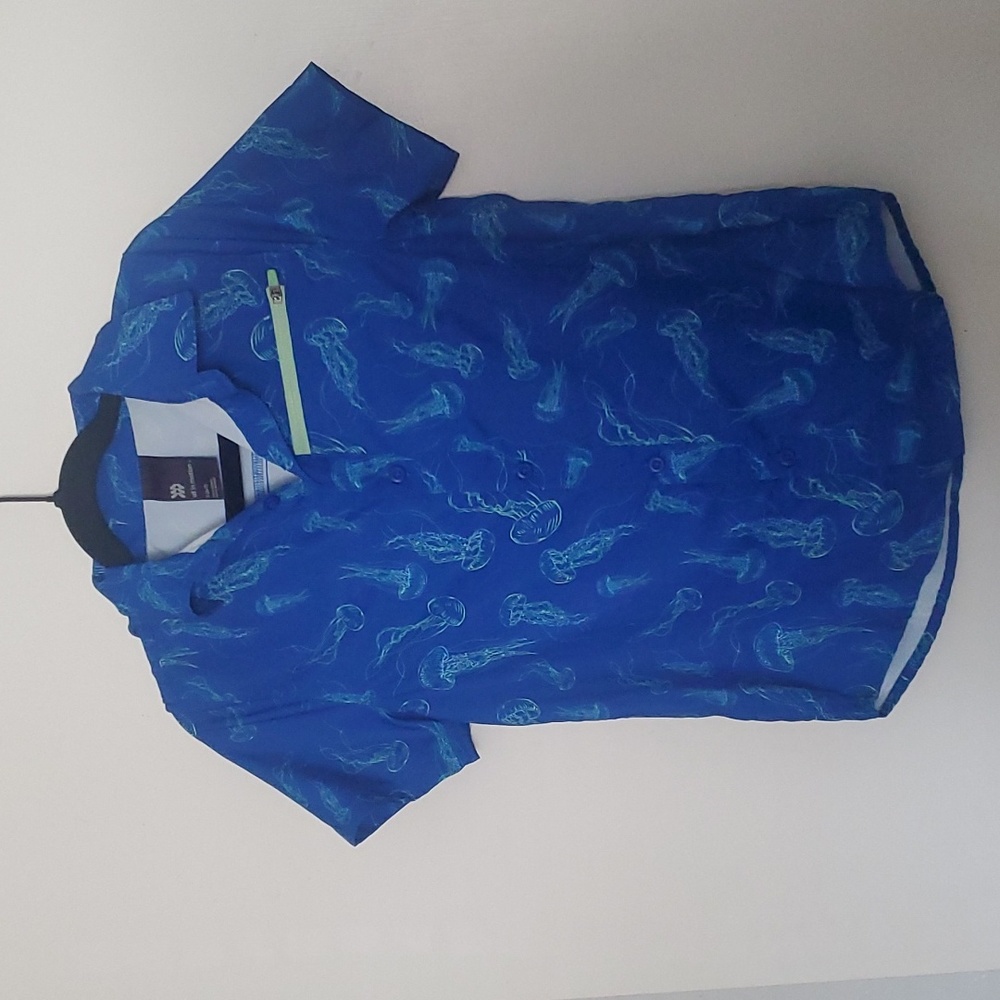 Boys all in motion size small (6/7) button up shirt